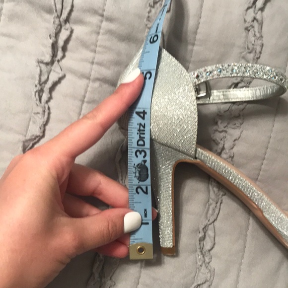 Silver Rhinestone Heels - Picture 8 of 8
